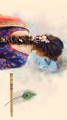 beautiful radha krishna wallpaper