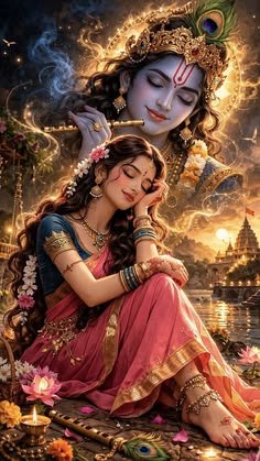 beautiful radha krishna wallpaper