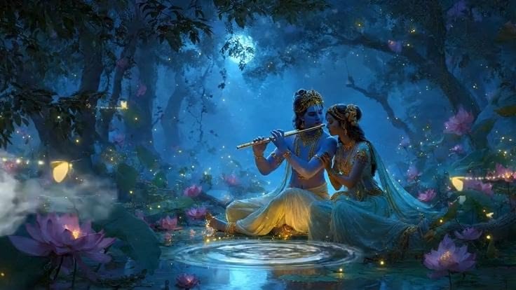 beautiful radha krishna wallpaper