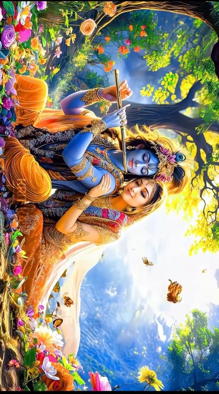 beautiful radha krishna wallpaper