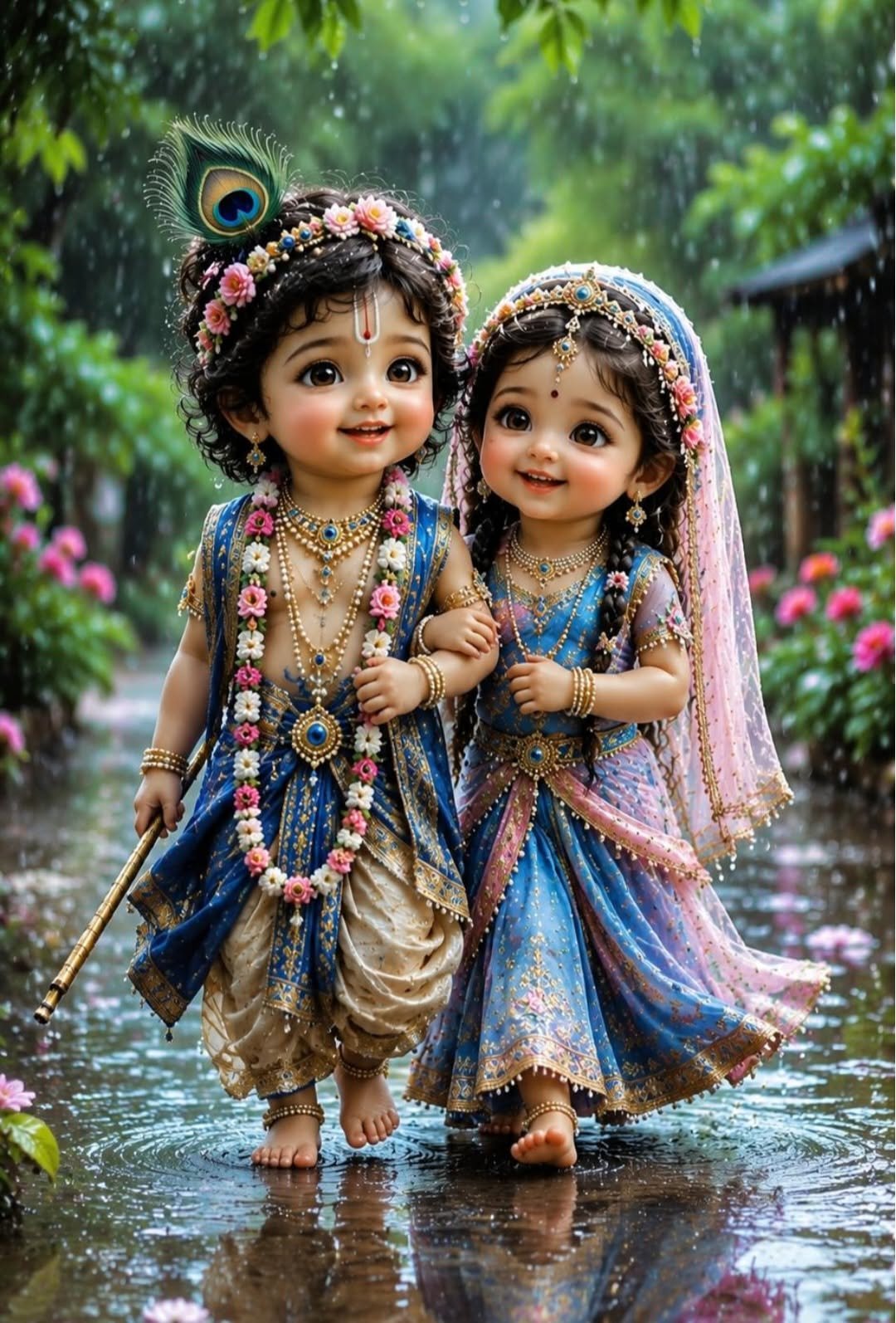 cute radha krishna images