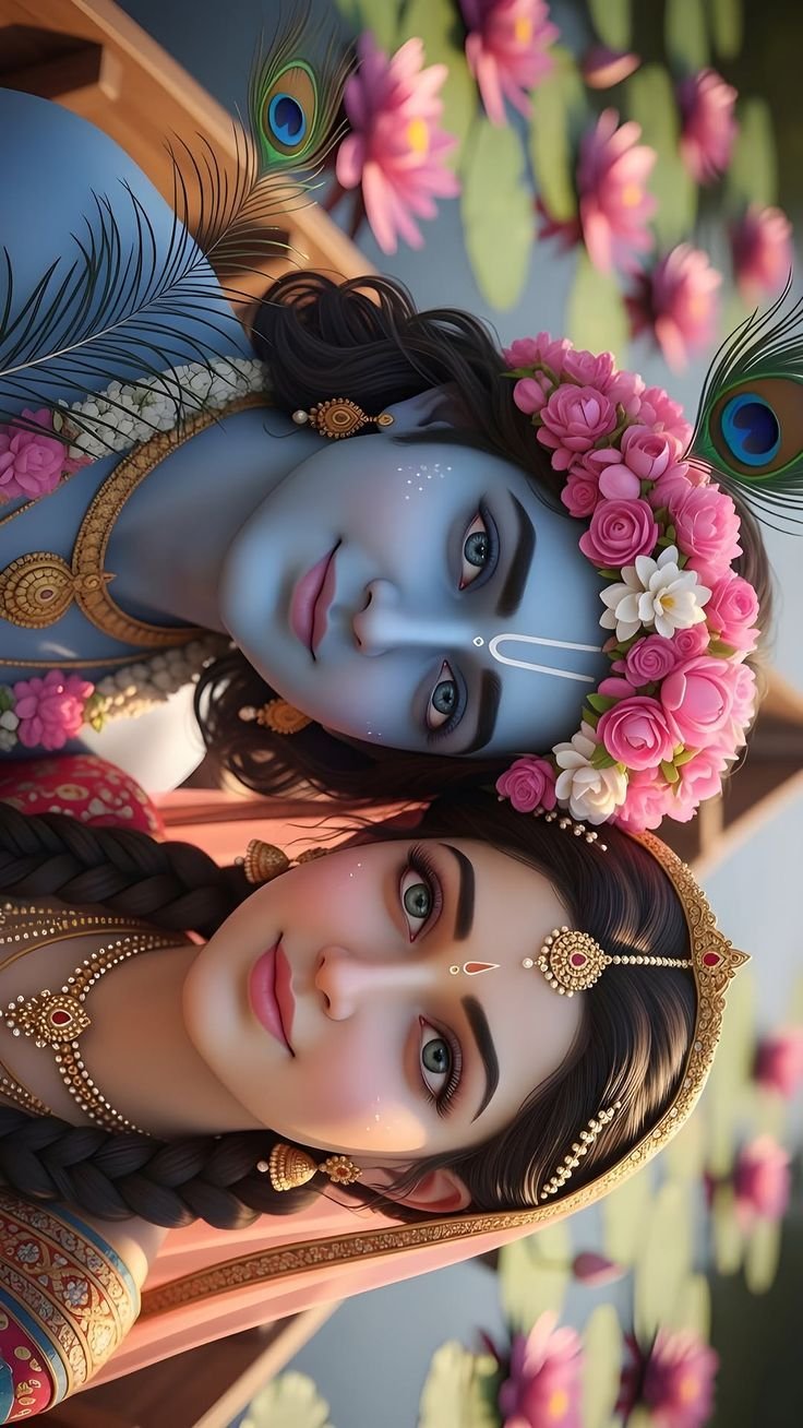 cute radha krishna images