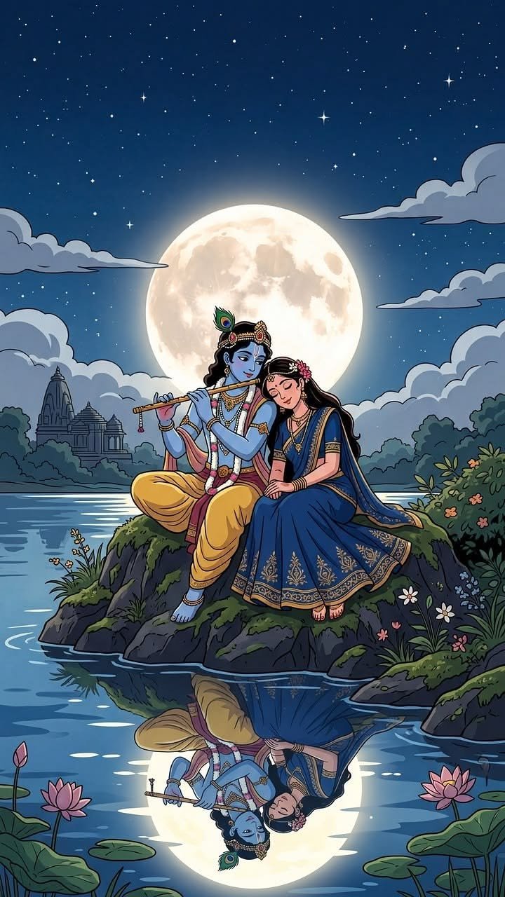 cute radha krishna images