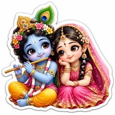 cute radha krishna images