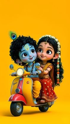 cute radha krishna images