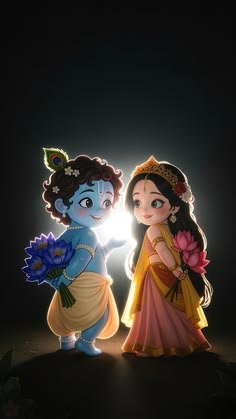 cute radha krishna images