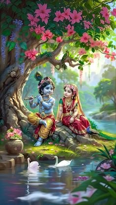 cute radha krishna images