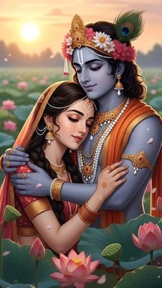 cute radha krishna images