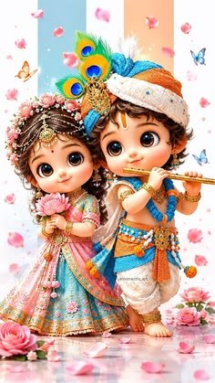 cute radha krishna images