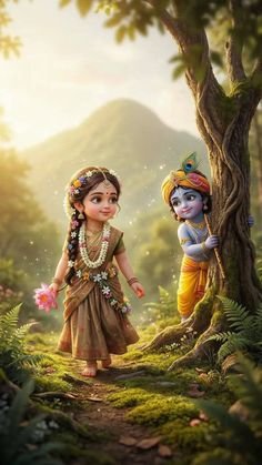 cute radha krishna images