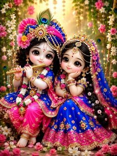cute radha krishna images