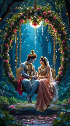 cute radha krishna images