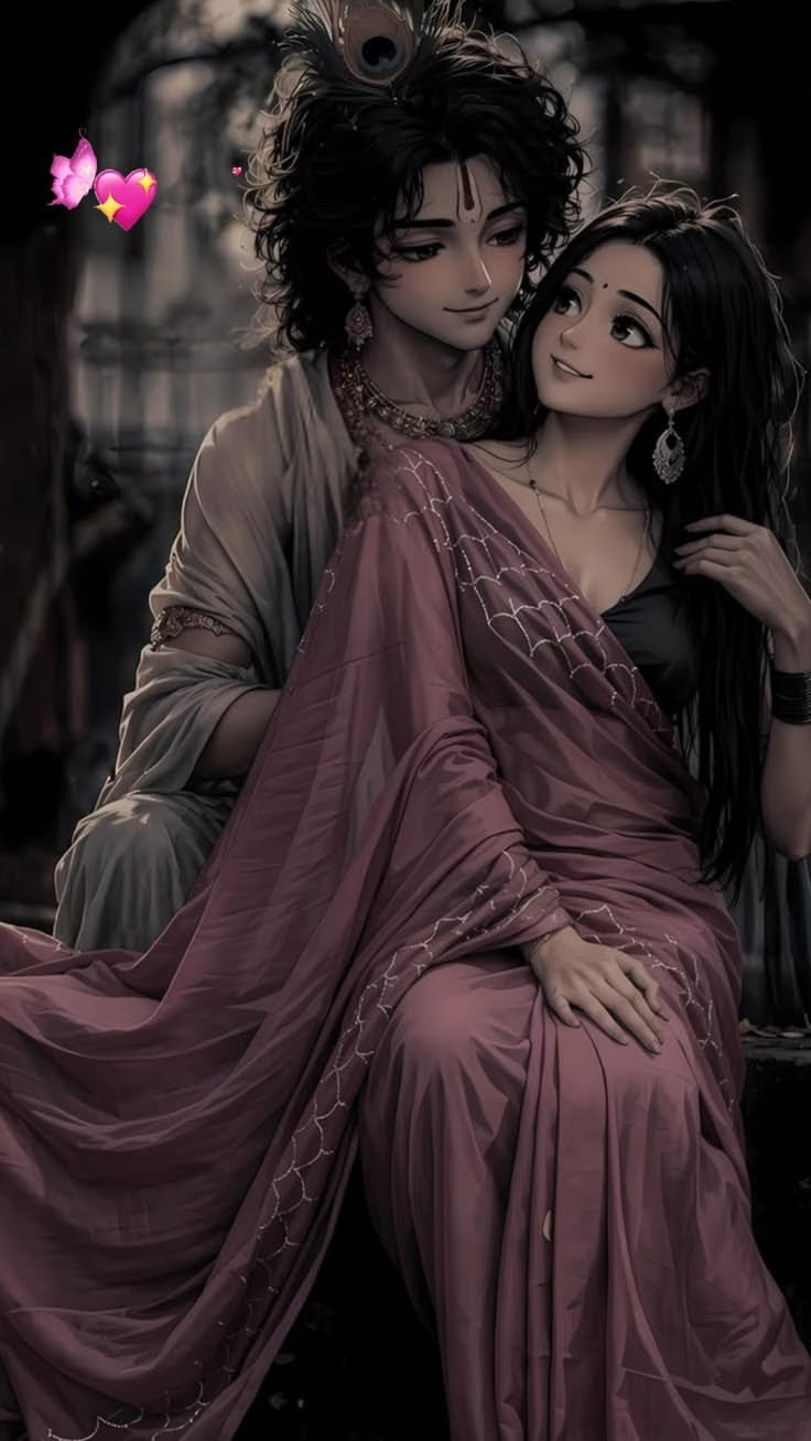 dp pic love romantic radha krishna wallpaper hd