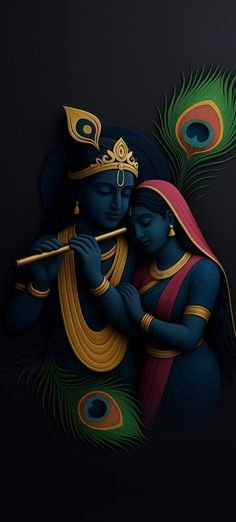 iphone radha krishna wallpaper
