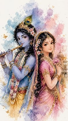iphone radha krishna wallpaper