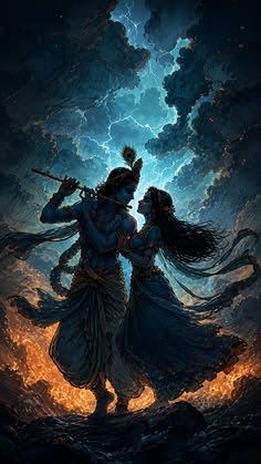 iphone radha krishna wallpaper