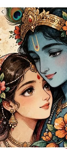 pencil radha krishna drawing