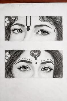 pencil radha krishna drawing