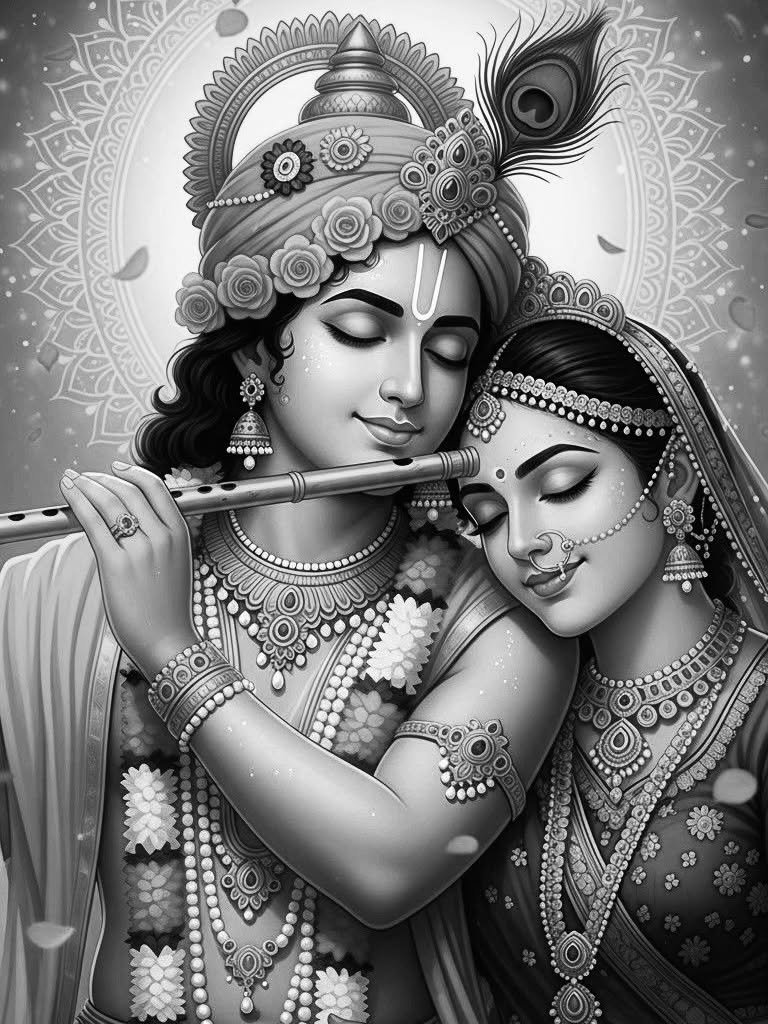 [299+] Easy Pencil Radha Krishna Drawing (Hd Drawing) - Radha Krishna ...