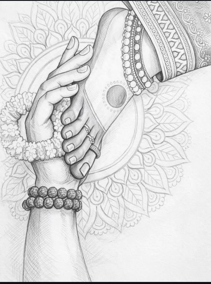 pencil radha krishna drawing