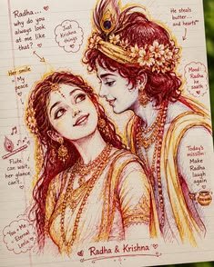 pencil radha krishna drawing