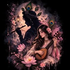 radha krishna love black wallpaper
