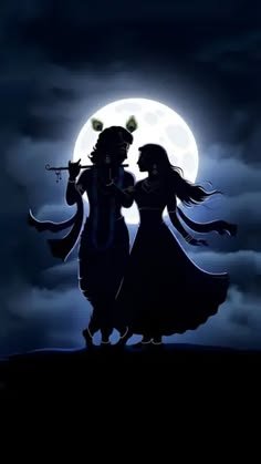 radha krishna love black wallpaper