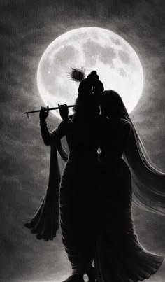 radha krishna love black wallpaper
