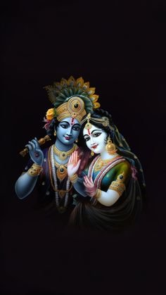 radha krishna love black wallpaper