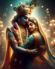 romantic radha krishna images