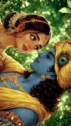 romantic radha krishna images