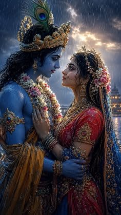 romantic radha krishna images