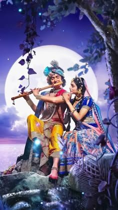 romantic radha krishna images