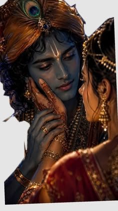 romantic radha krishna images