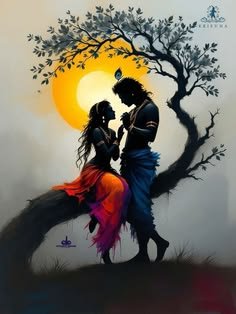romantic radha krishna images