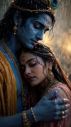 romantic radha krishna images