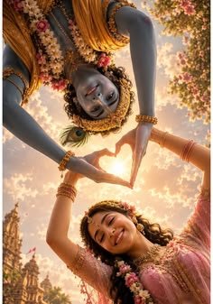 romantic radha krishna images