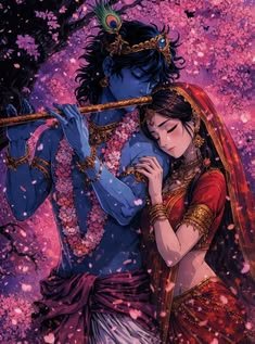 romantic radha krishna images