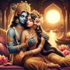 romantic radha krishna images