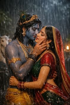 romantic radha krishna images
