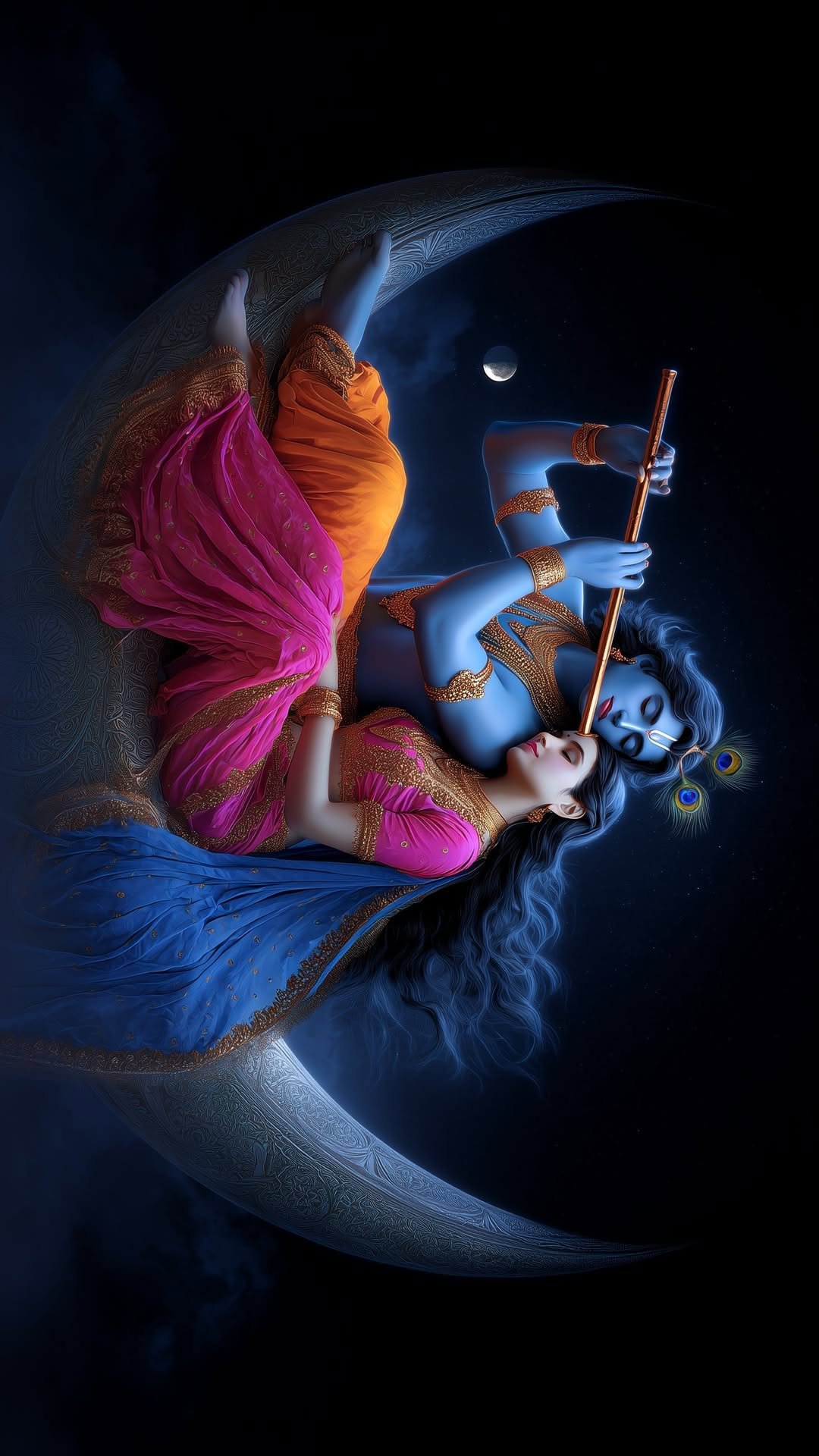 romantic radha krishna images