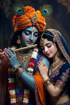 romantic radha krishna images