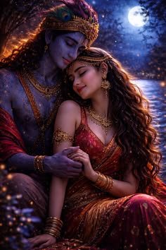 romantic radha krishna images