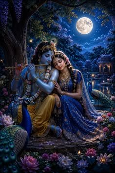 romantic radha krishna images