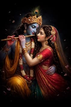 romantic radha krishna images