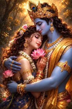 romantic radha krishna images