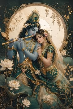 romantic radha krishna images