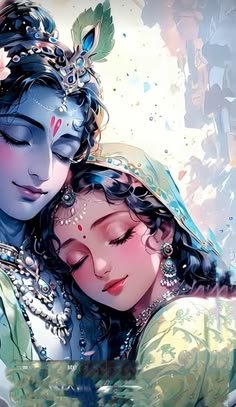 romantic radha krishna images